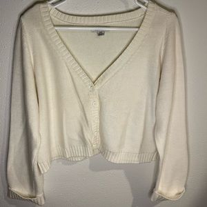 AE Cropped Cardigan Sweater